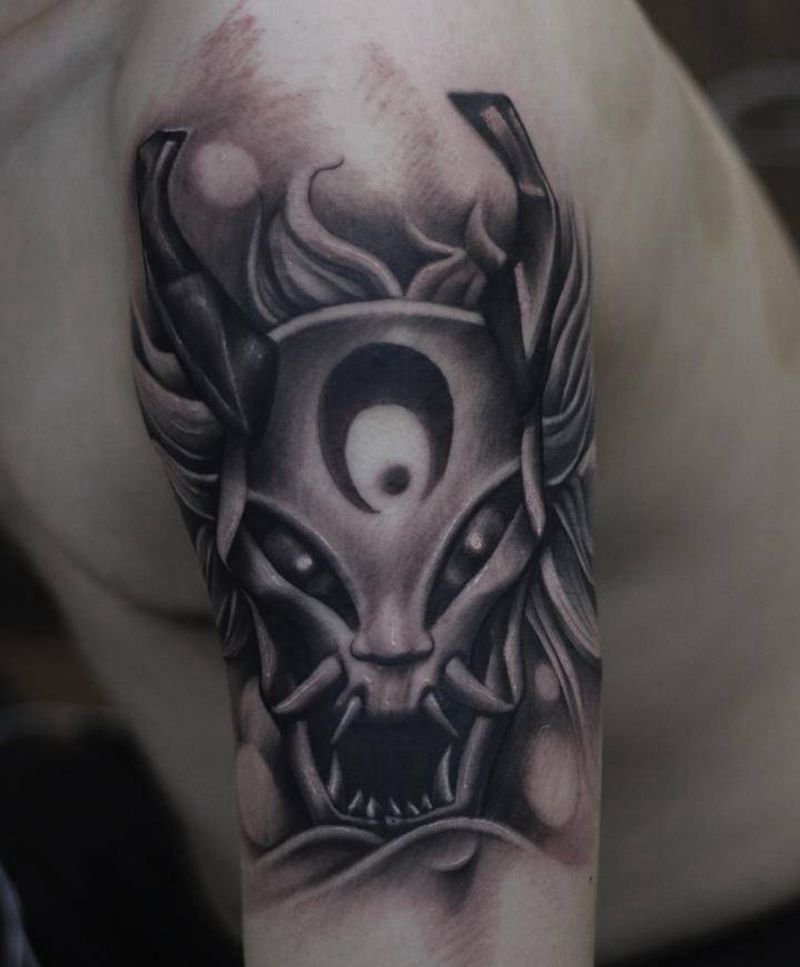 英雄联盟纹身图片_欧美写实纹身图案