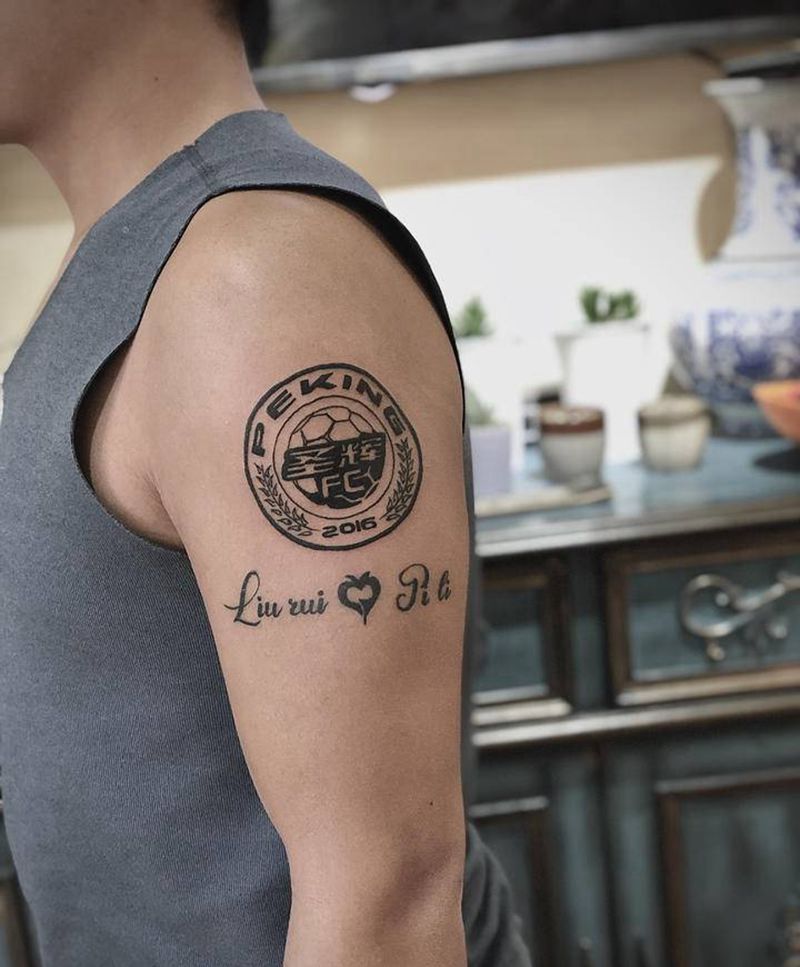 标徽纹身图片_手臂纹身图案