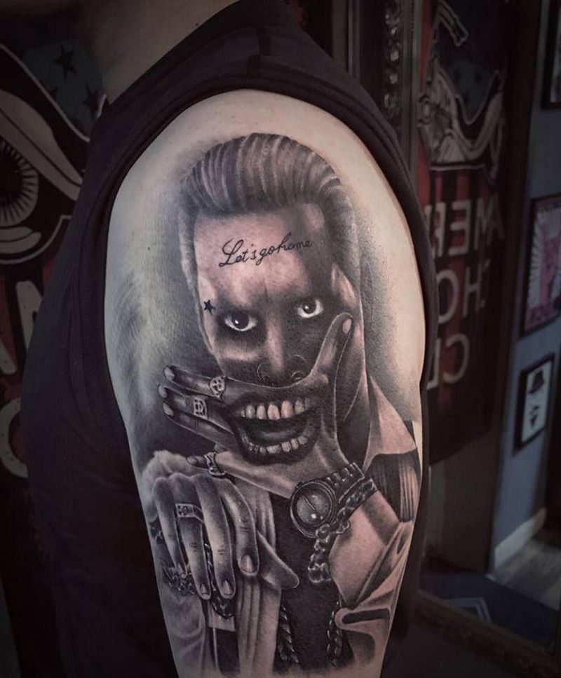 自杀小队纹身图片_写实纹身图案