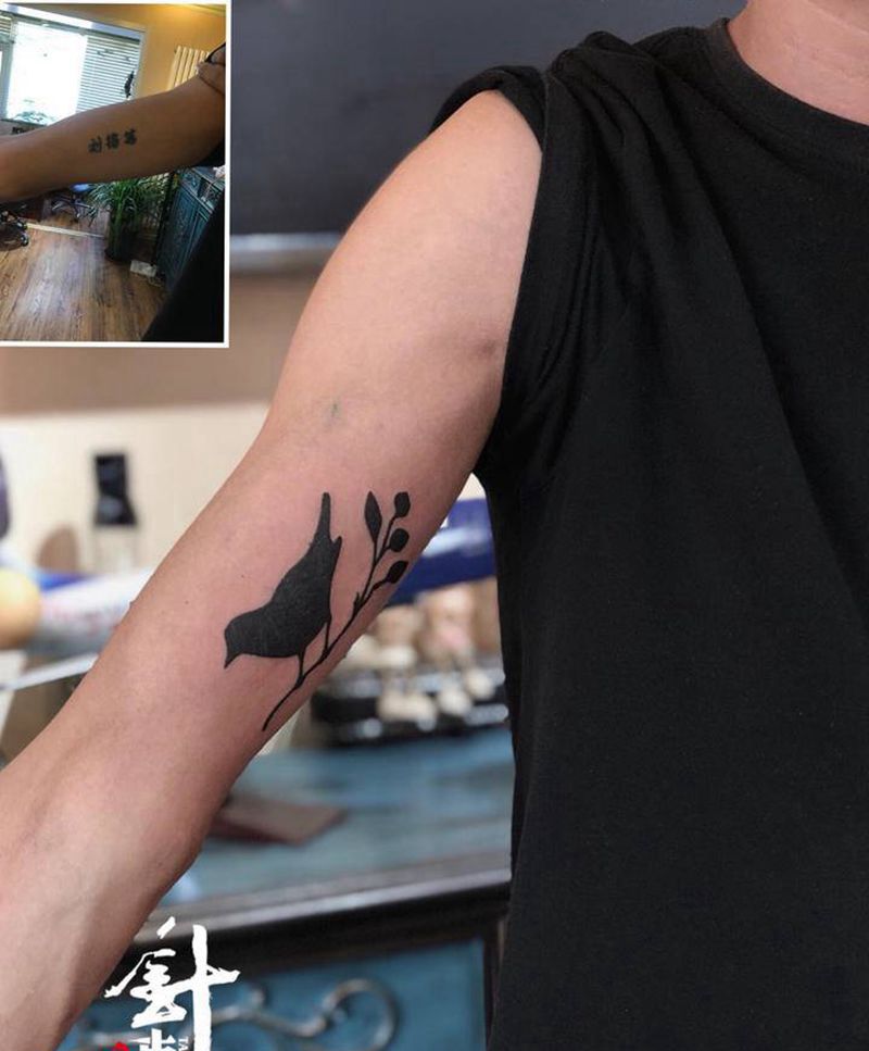 遮盖纹身图片_手臂纹身图案