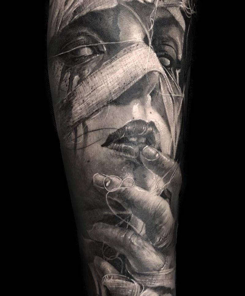 我要上热门纹身图片_手臂欧美写实纹身图案