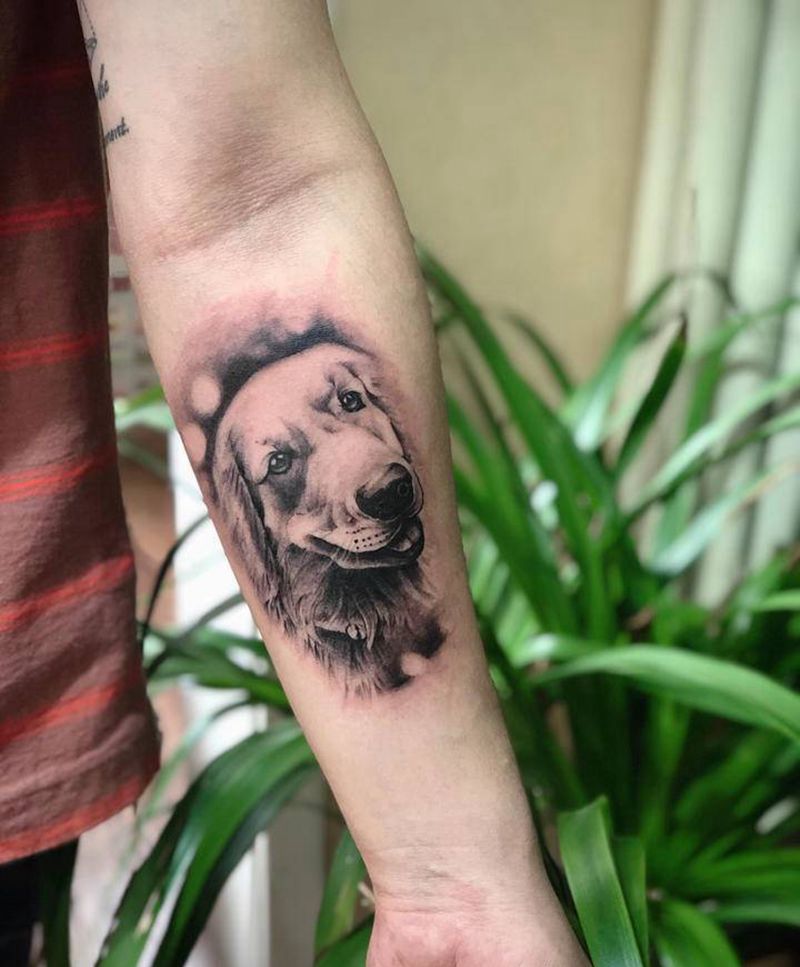 宠物纹身图片_手臂纹身图案