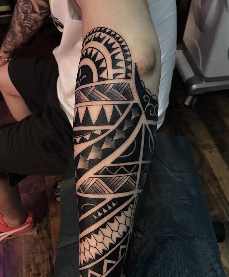 萨摩亚图腾纹身图片_图腾纹身图案