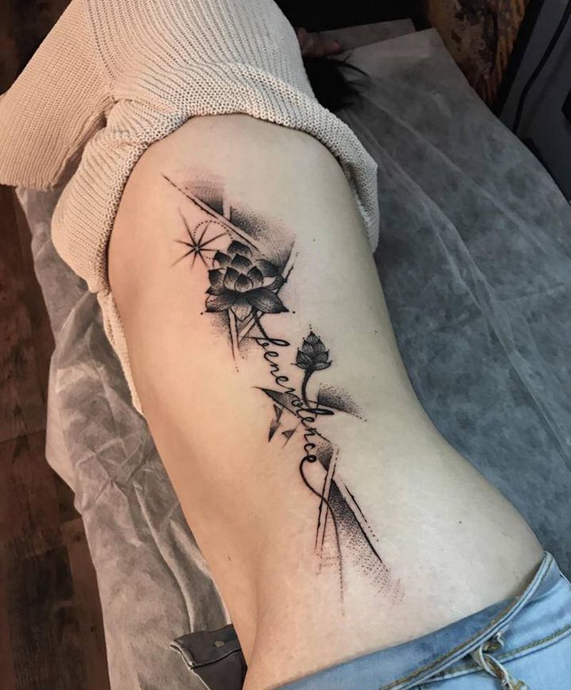 英文字母纹身图片_点刺纹身图案