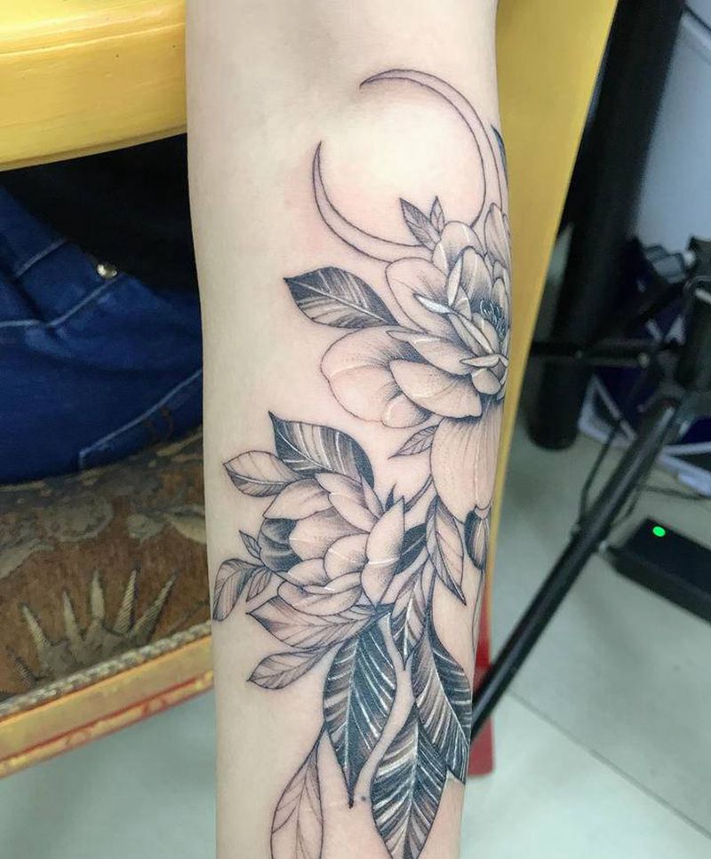 遮盖纹身纹身图片_手臂点刺纹身图案