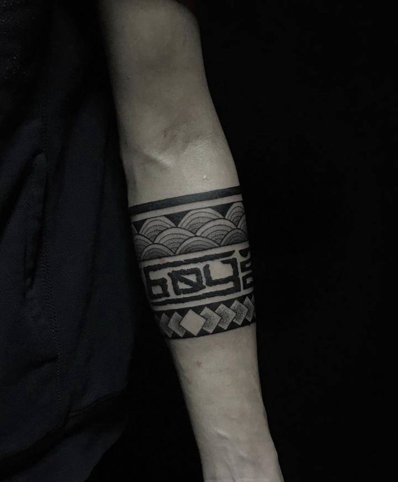 臂环图腾纹身图片_图腾纹身图案