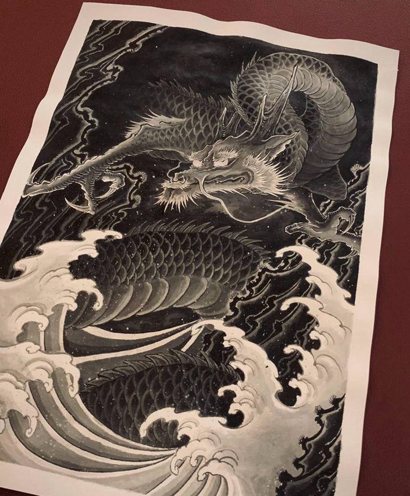 画纹身图片_新传统纹身图案