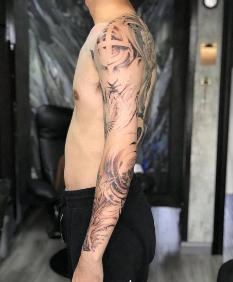 未完纹身图片_手臂纹身图案