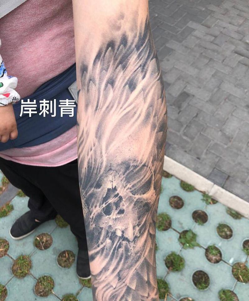 美杜莎纹身图片_手臂原创纹身图案