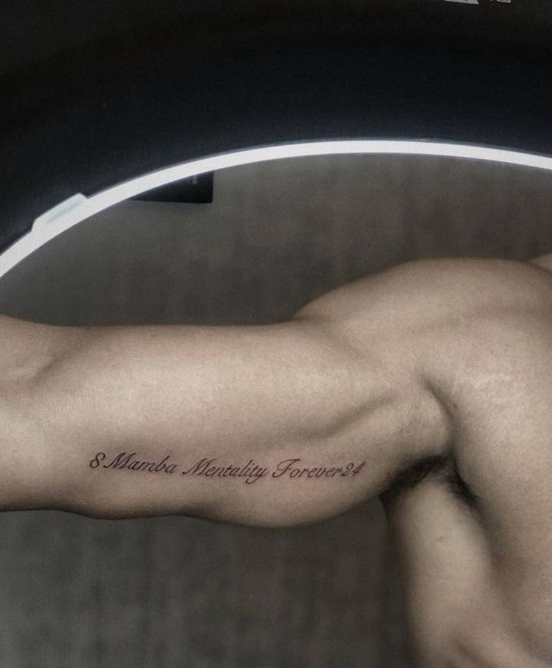 曼巴精神 8-24纹身图片_手臂纹身图案