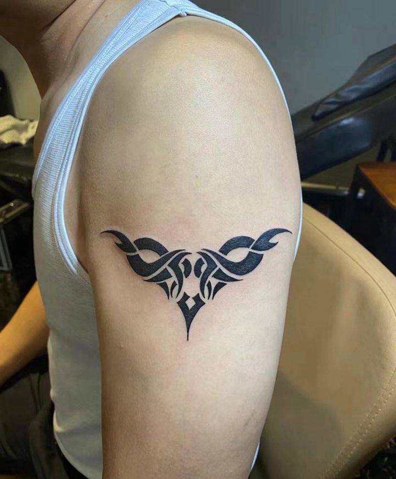 图腾纹身图片_手臂图腾水墨图腾纹身图案