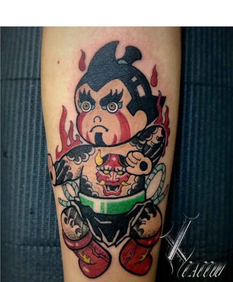 阿童木纹身图片_手臂纹身图案