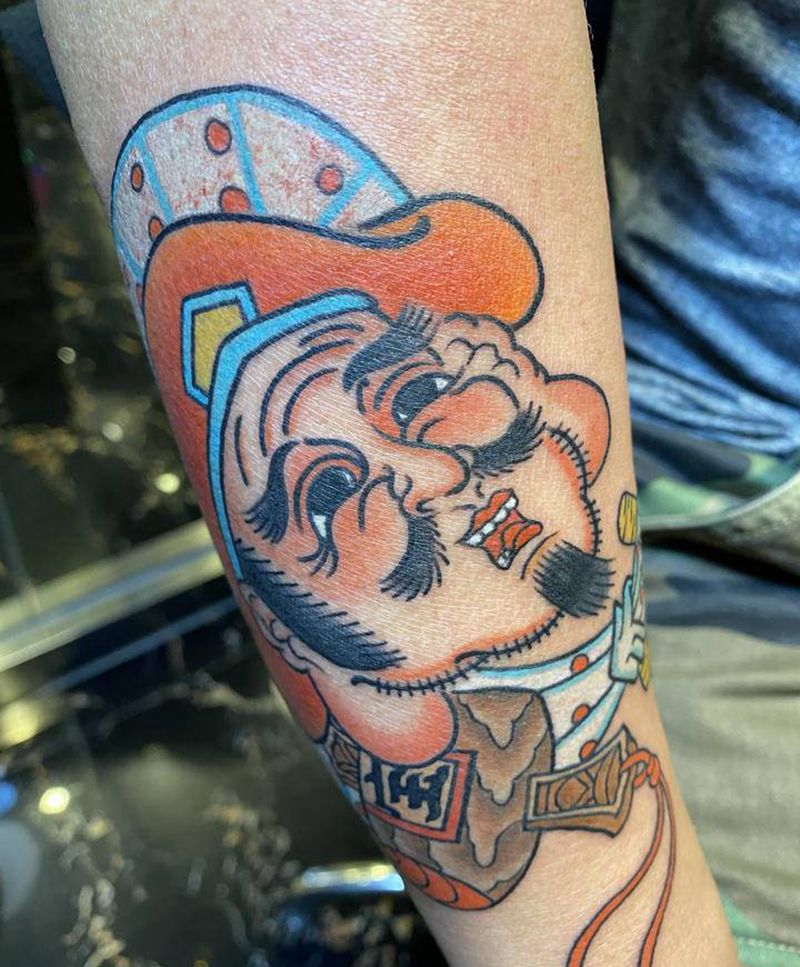 七福神  大黑天纹身图片_手臂肩部新传统老传统纹身图案