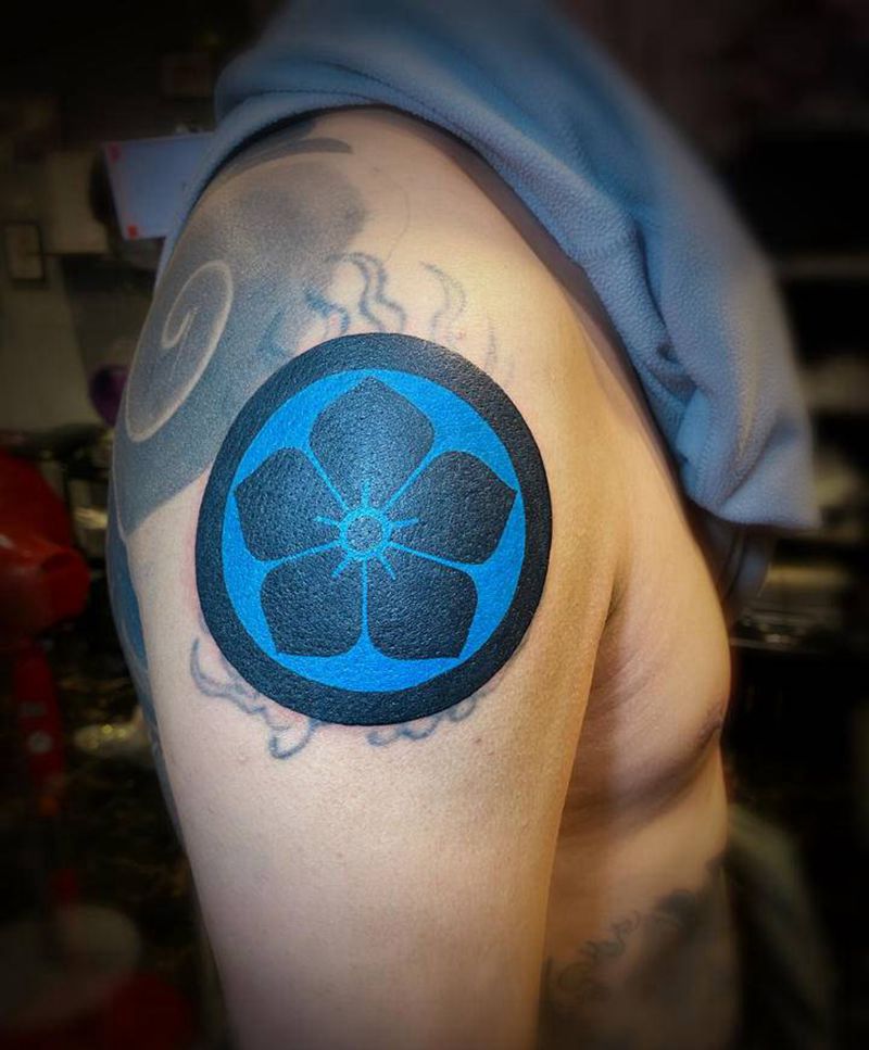 遮盖纹身图片_肩部手臂新传统老传统纹身图案