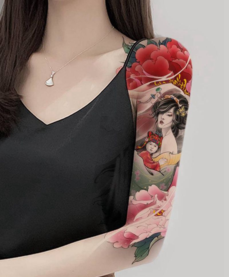 亲子设计+【PS效果图】纹身图片_手臂新传统纹身图案