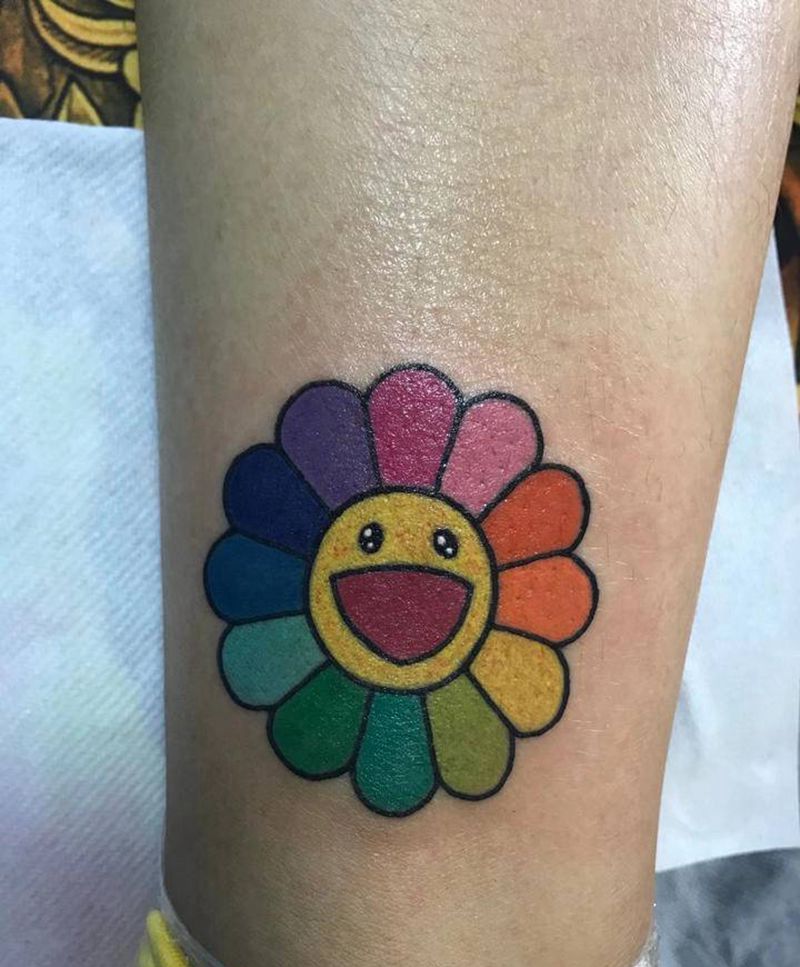 小图纹身图片_腿部Old School纹身图案