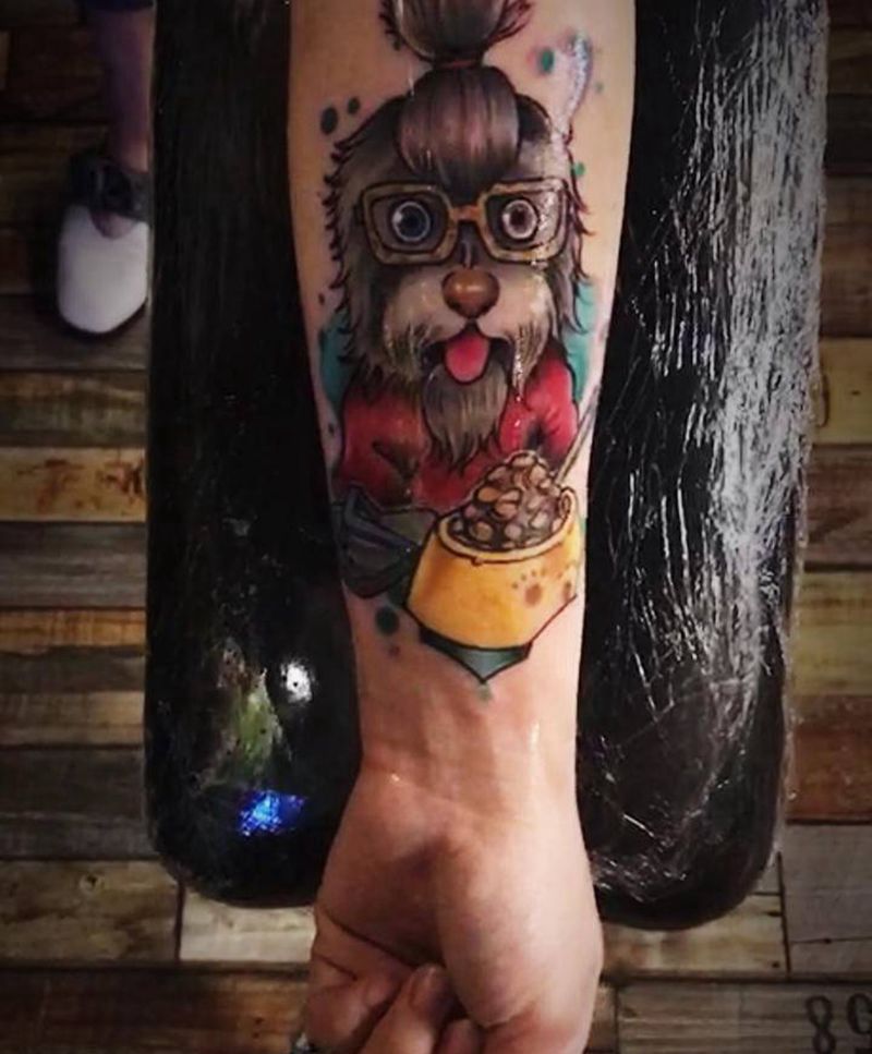 School纹身图片_手臂New School纹身图案