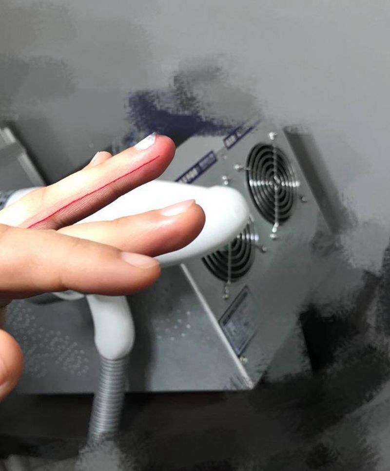 红线纹身图片_手部纹身图案