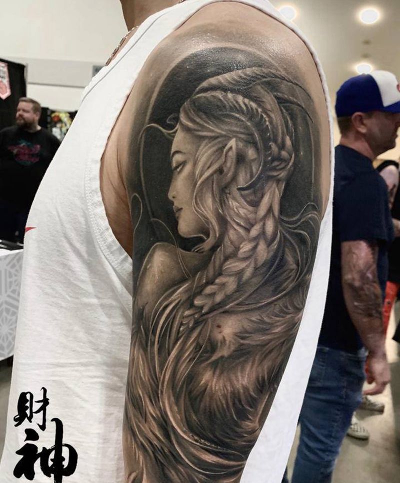 Covered  expo纹身图片_手臂欧美写实纹身图案