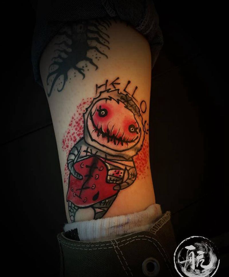 巫毒娃娃纹身图片_手臂腿部New SchoolOld School纹身图案