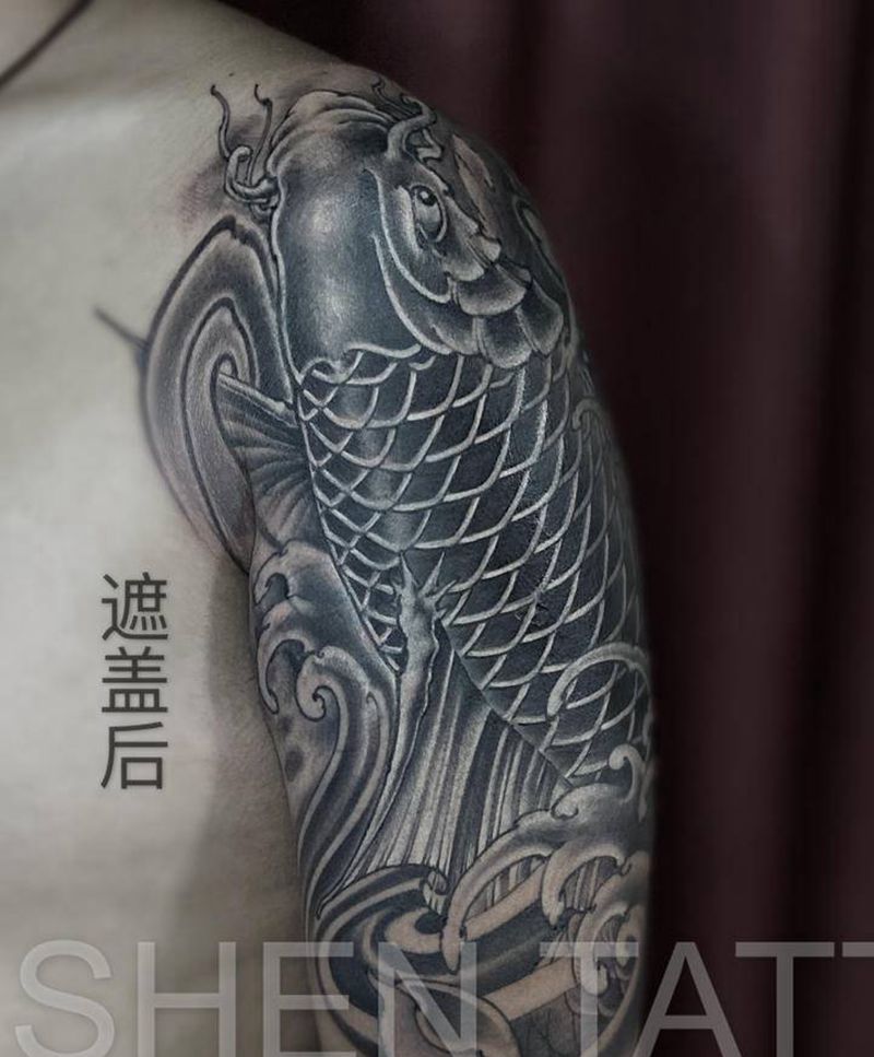 遮盖纹身图片_手臂新传统老传统纹身图案