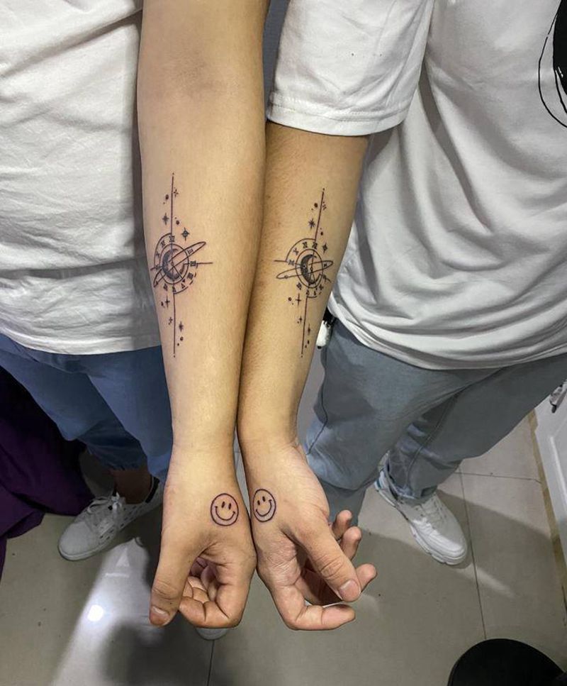 基友款纹身图片_手臂纹身图案