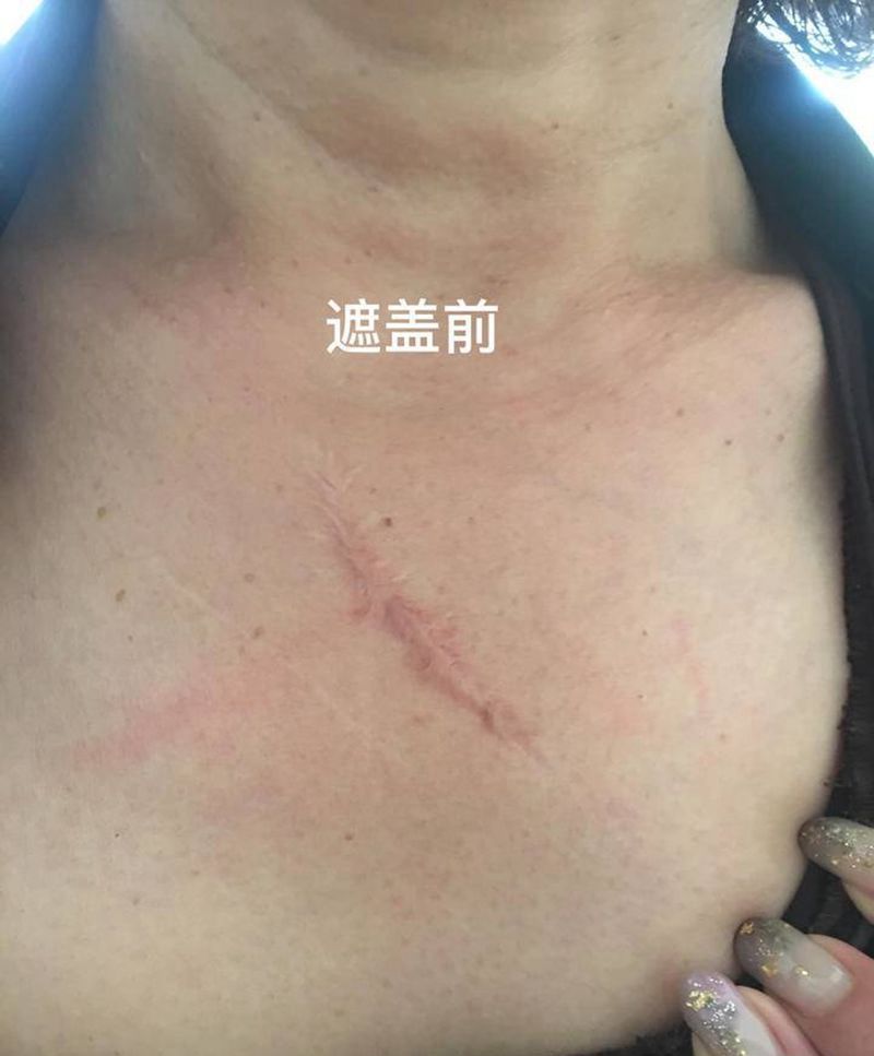 遮盖作品纹身图片_胸部Old School纹身图案