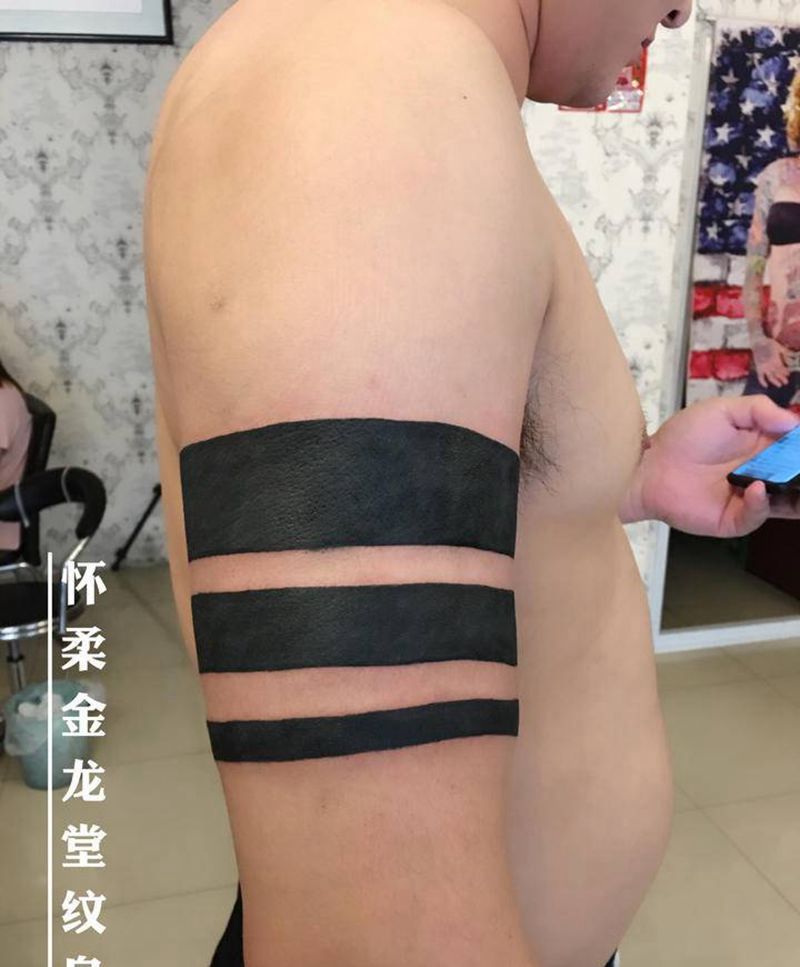 臂环纹身图片_手臂图腾纹身图案