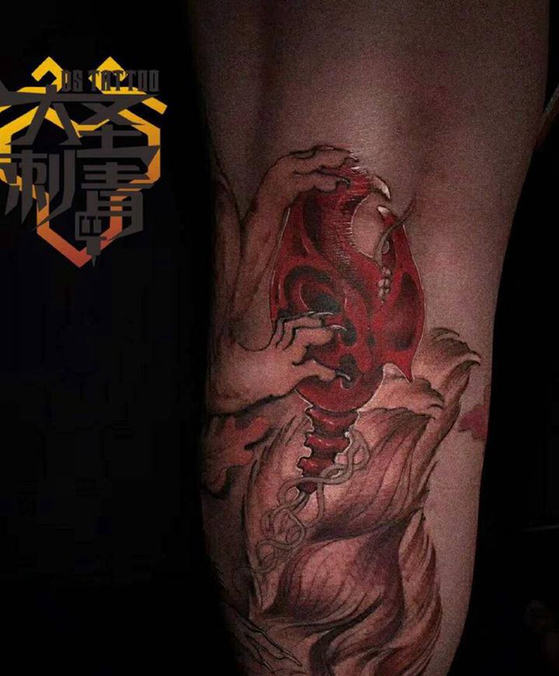 传统作品纹身图片_新传统纹身图案