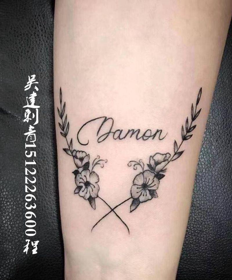 小清新近期纹身图片_腹部手臂纹身图案