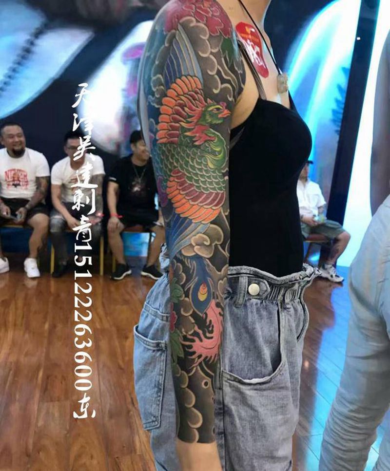 凤凰纹身图片_手臂纹身图案