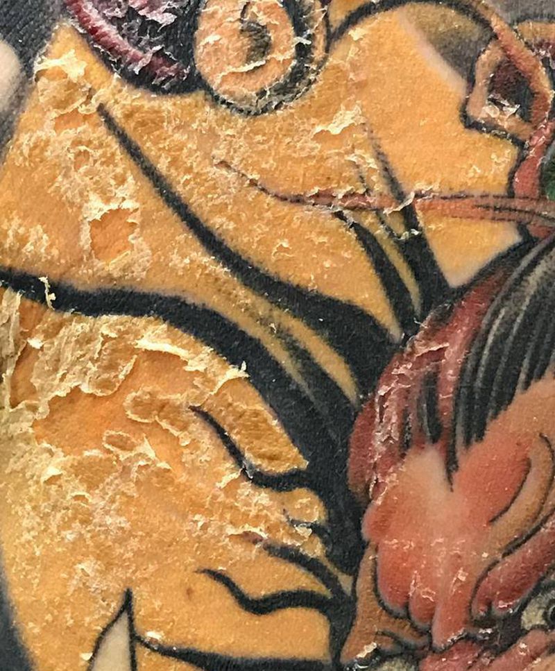 细节纹身图片_新传统纹身图案