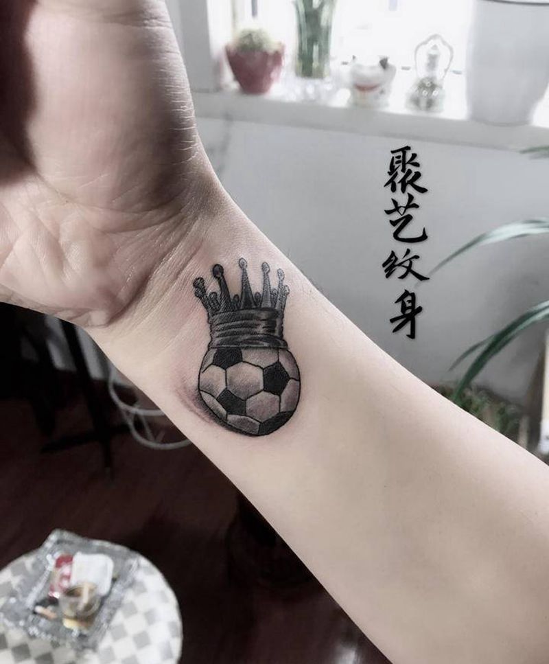 足球王子纹身图片_手臂纹身图案