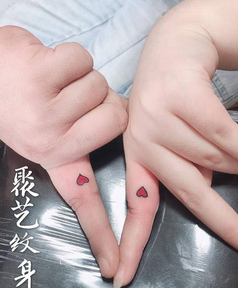 小清新 永恒的心纹身图片_手部纹身图案