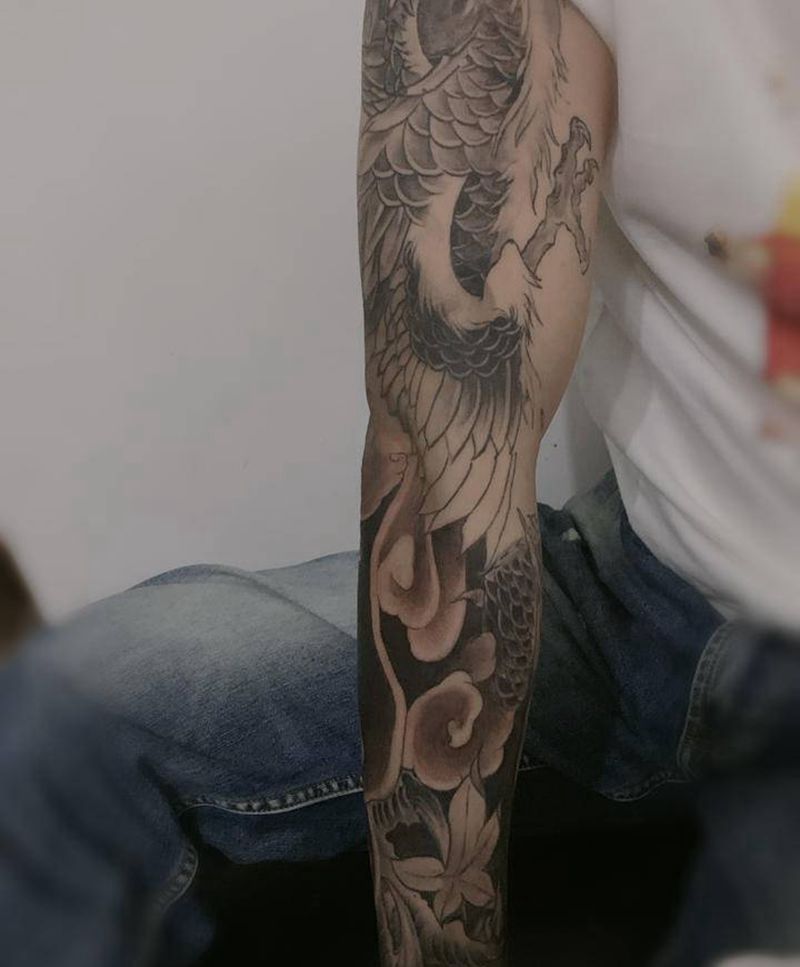 未完纹身图片_手臂纹身图案