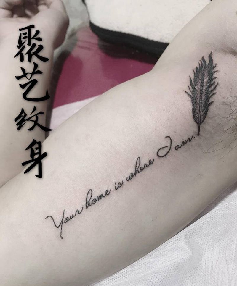 英文字母设计纹身图片_手臂纹身图案