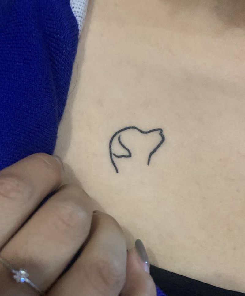 锁骨遮盖水墨猫纹身图片_胸部水墨猫遮盖水墨纹身图案