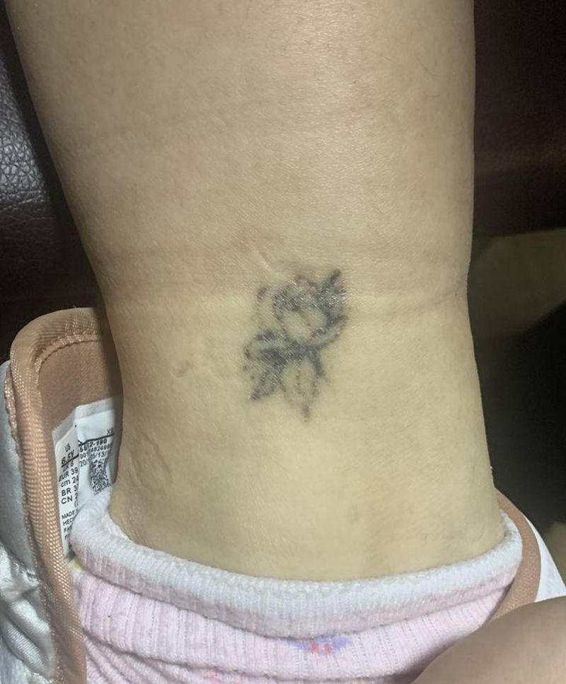 洗第二次纹身图片_腿部图腾洗纹身纹身图案