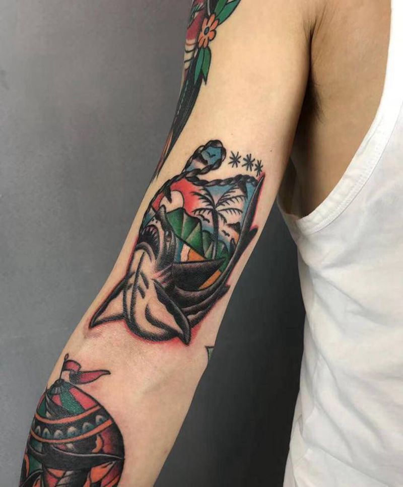 old school小图纹身图片_手臂Old School纹身图案