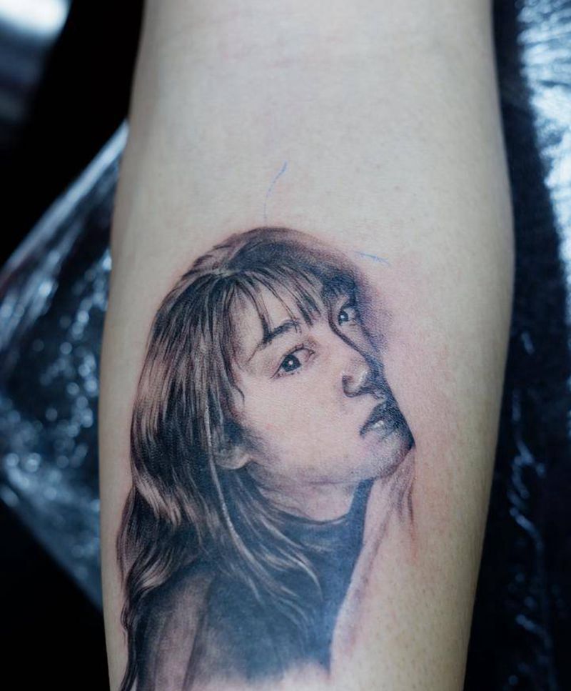 头像纹身图片_手臂欧美写实纹身图案