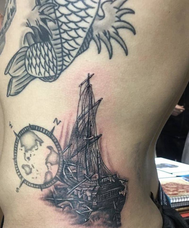 船纹身图片_