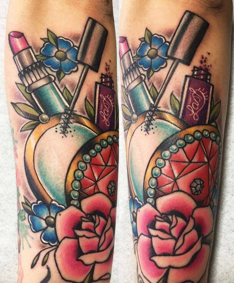 new school纹身图片_成品手臂欧美原创写实纹身图案