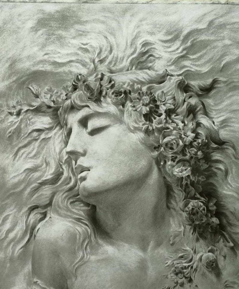 练习素描纹身图片_欧美写实纹身图案