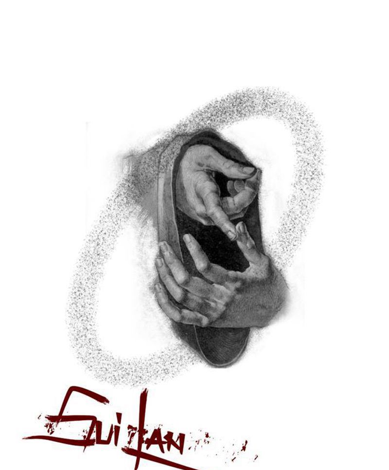 手系列纹身图片_欧美写实点刺纹身图案