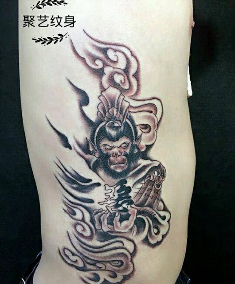 齐天大圣一念之间纹身图片_