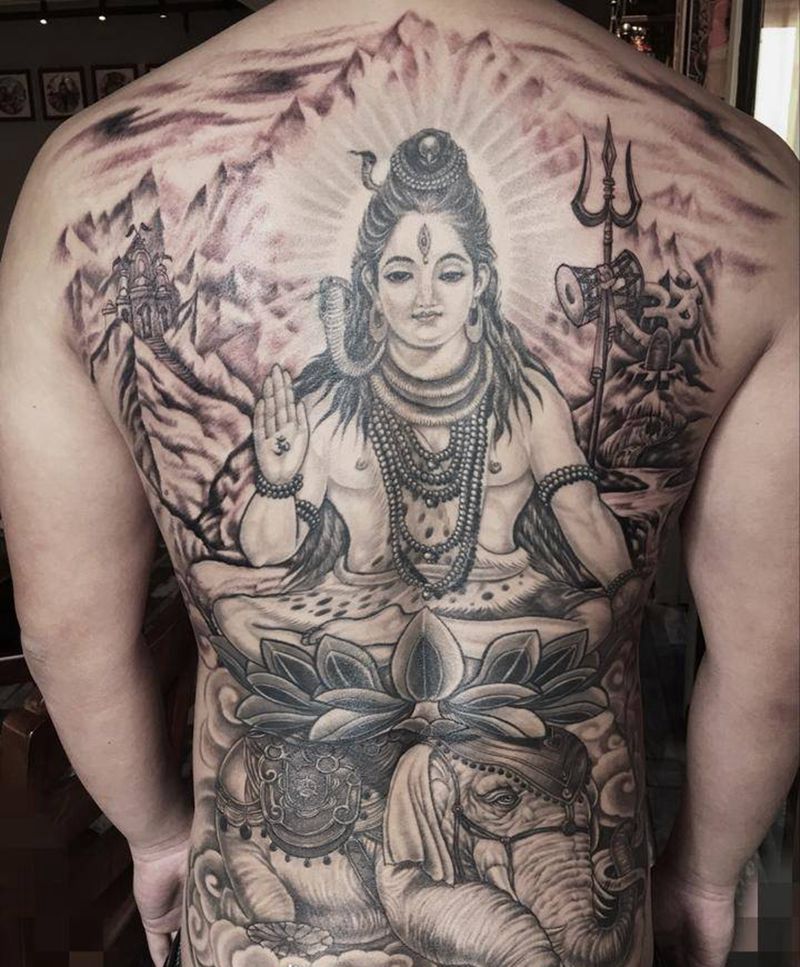 毗湿奴纹身图片_