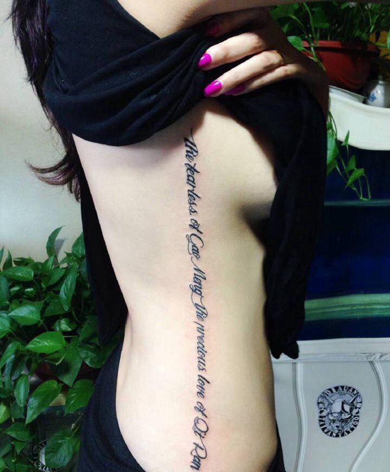 英文纹身图片_欧美字符原创成品纹身图案