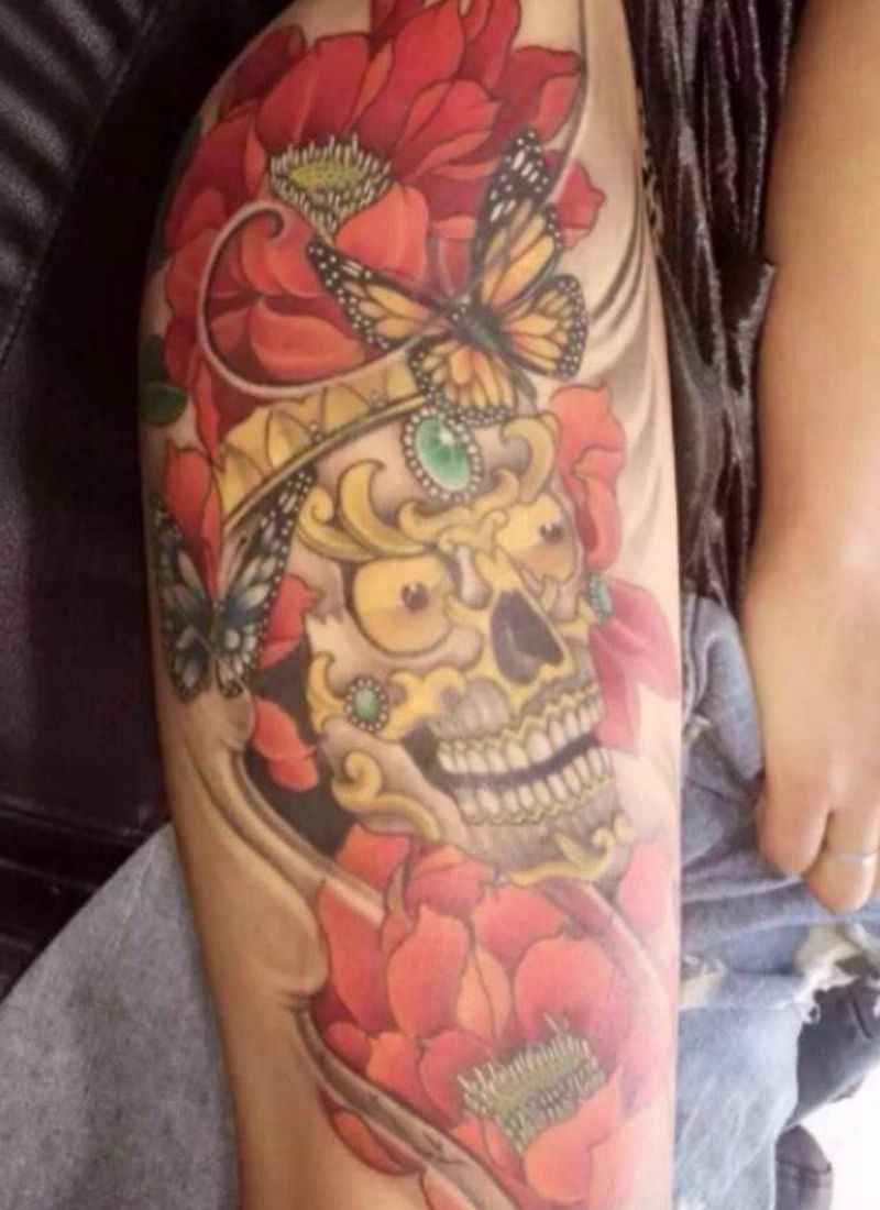 嘎巴拉纹身图片_