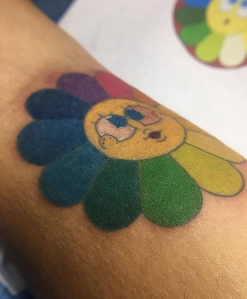 卡通图案纹身图片_