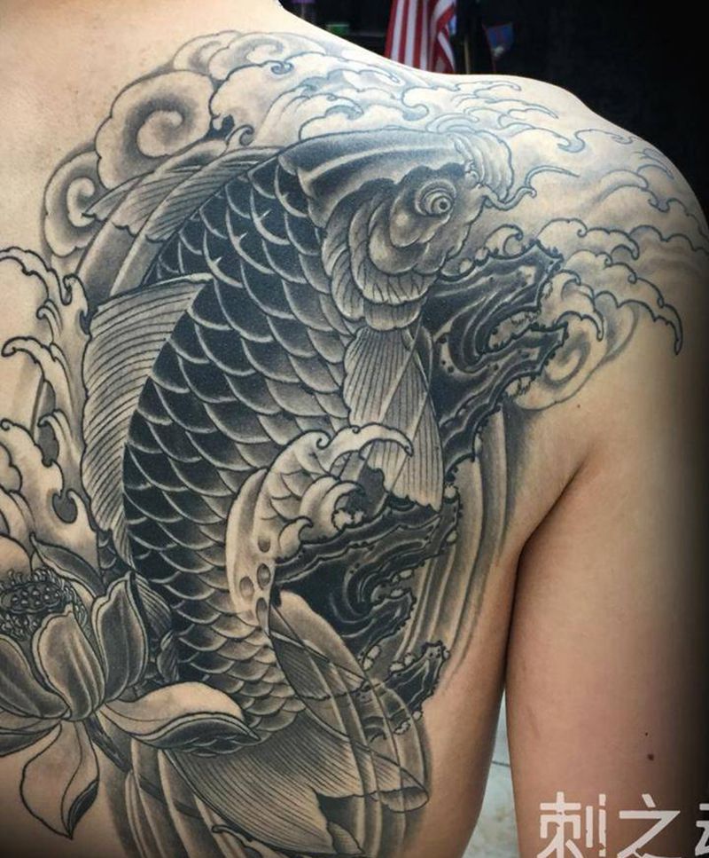 鲤鱼纹身图片_